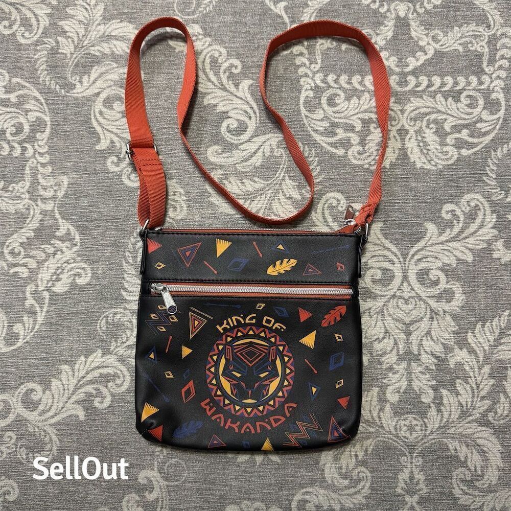 Funko Marvel Black Panther Crossbody Messenger Bag Multicolor Unisex
